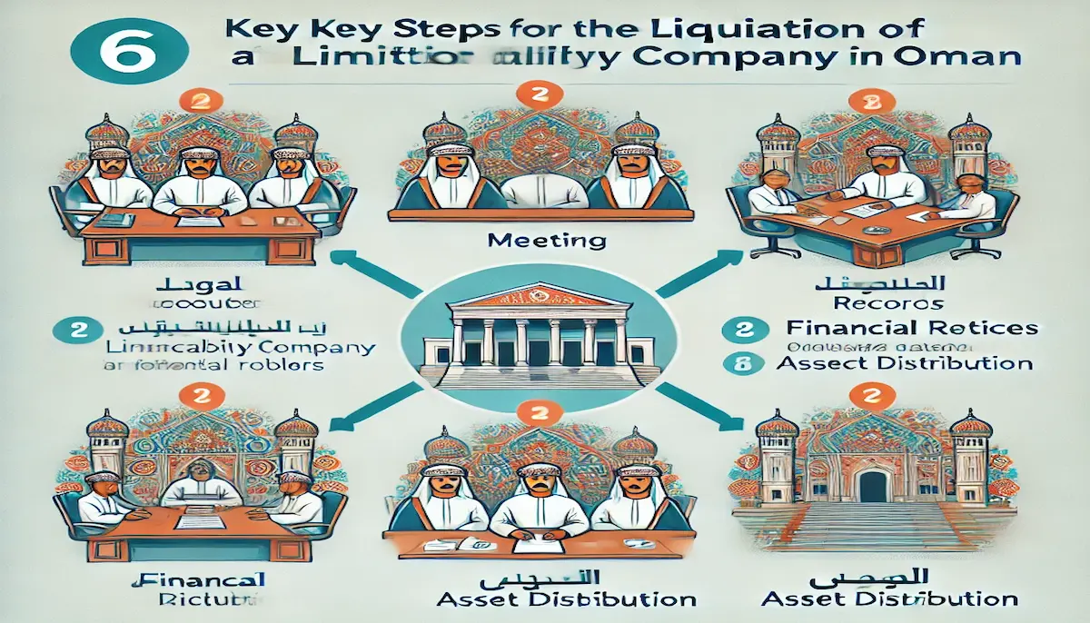 6 أهم إجراءات تصفية الشركة ذات المسؤولية المحدودة في سلطنة عمان