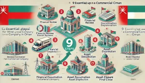 أبرز 9 خطوات لتصفية الشركة التجارية في سلطنة عُمان