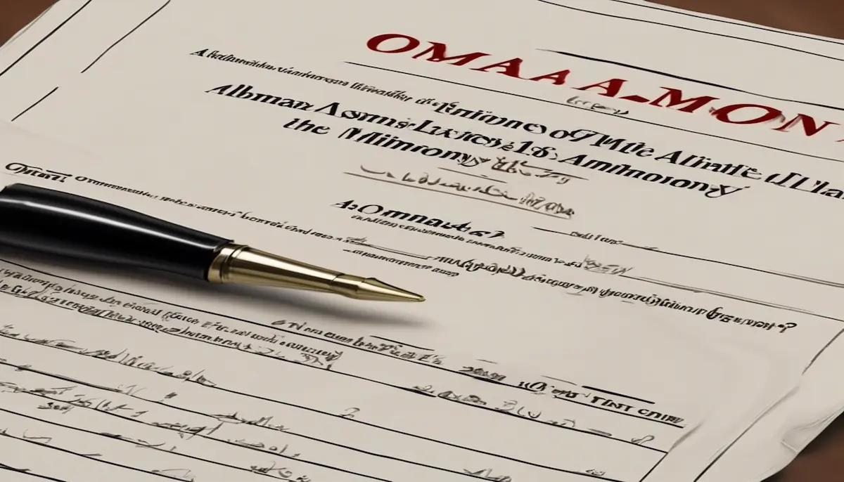 شرح المادة 46 من قانون النفقة العماني - محامي عماني