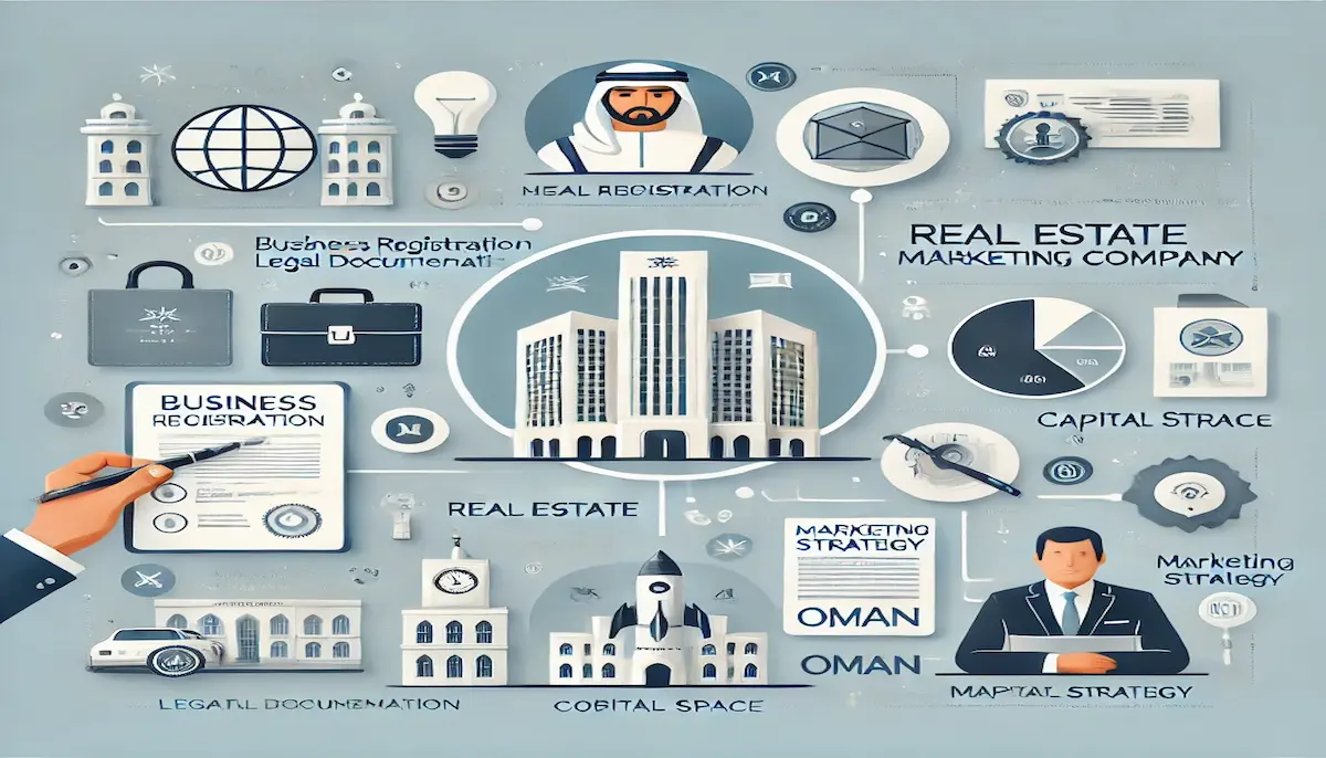 ما متطلبات تأسيس شركة تسويق عقاري في سلطنة عمان