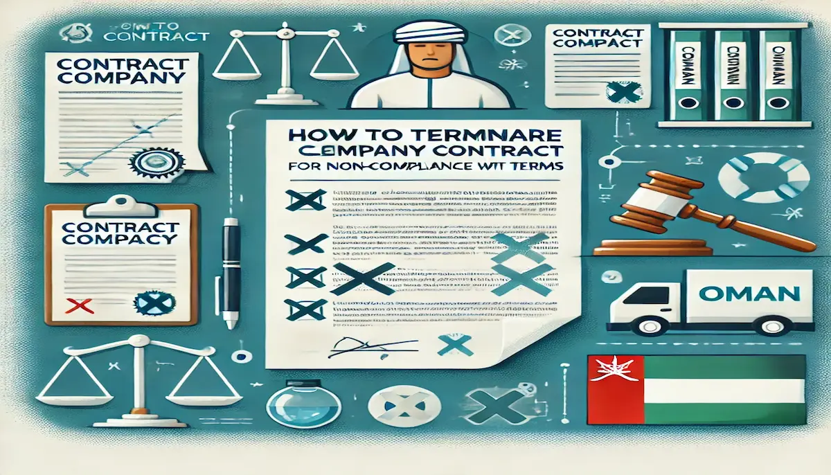 طريقة فسخ عقد شركة نظافة لعدم التزامها بشروط التعاقد في سلطنة عمان