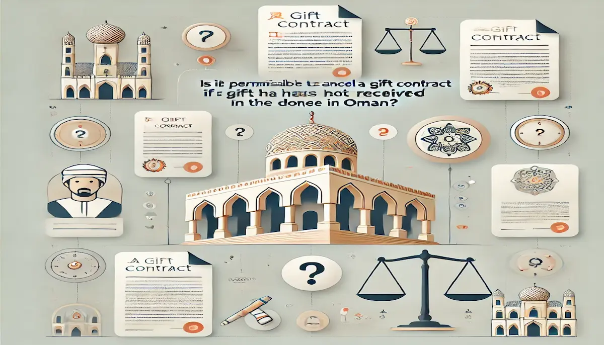 هل يجوز فسخ عقد الهبة إذا لم يتم القبض للموهوب في سلطنة عمان؟